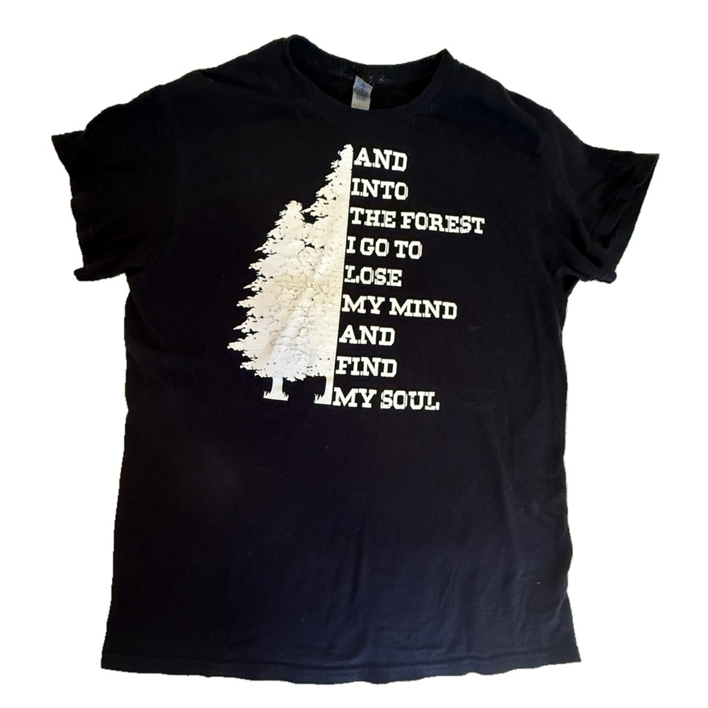Vintage “Into the Forest” Graphic Tee – Unisex M